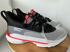 Under Armour Curry 7 UNDRTD White Black Gray Sneakers 3021258 100 Mens Sz 7.5