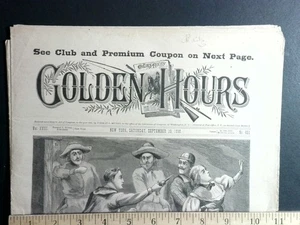 Golden Hours Vol. XVIII No. 451 by Norman L. Munro 1896 Rare Original - Bild 1 von 3