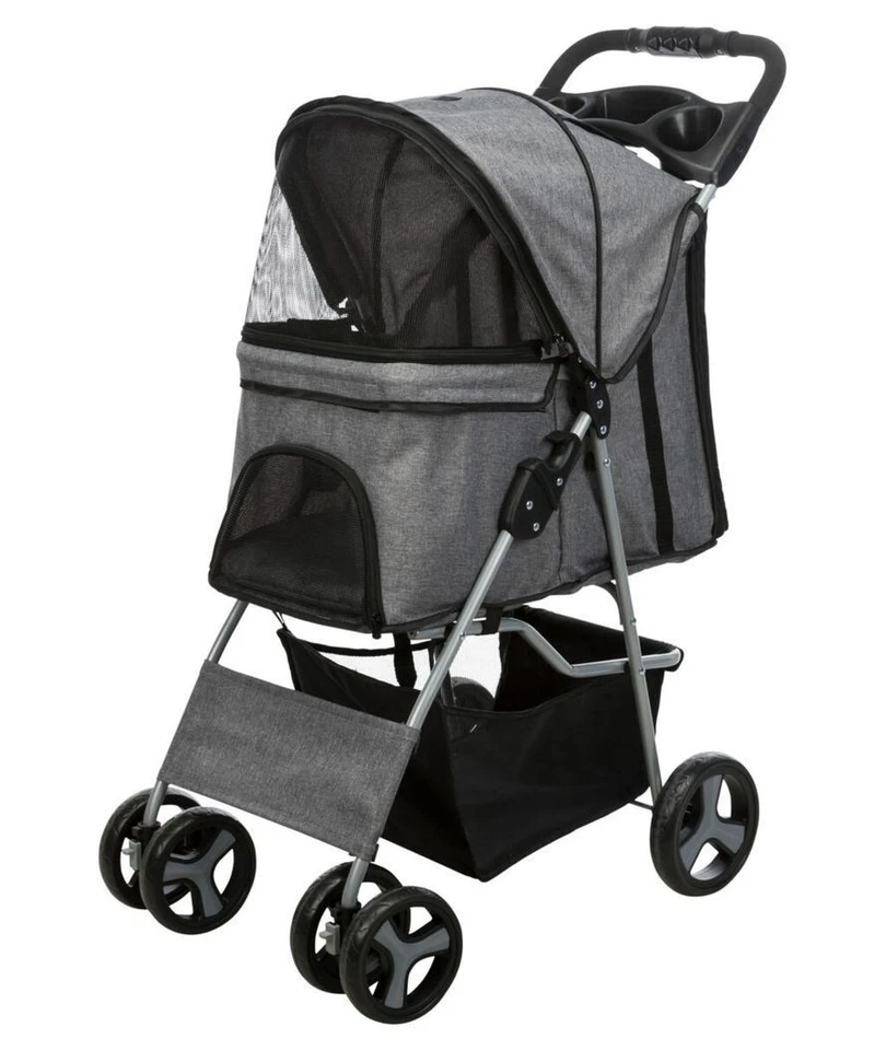 Trixie 4-Rad Haustier-Buggy - Grau (28959)