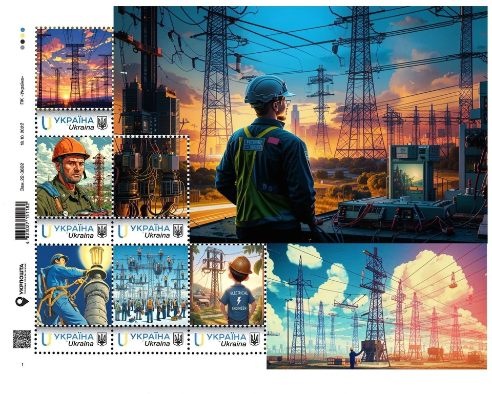 Украина 2025, электротехника, электротехника, искусство, лист 6 В - Изображение 1 из 1