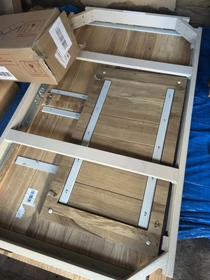 Oak Furniture Land Otto Extending Dining Table In Smoked Oak - Ex Display - Image 1 of 4