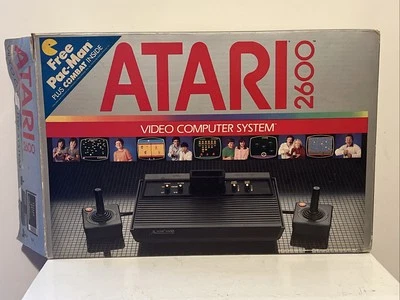 Atari 2600 Black Vader Console CIB Complete in Original Box NICE SHAPE! TESTED! - Image 1 of 4