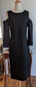 Witchery Label Cold Shoulder Business Dress Size Medium Like New - Picture 1 of 7