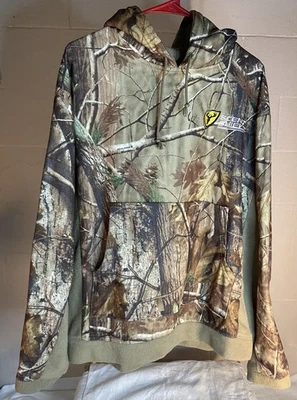 Scent Shield Bone Collector Hoodie Mens L Realtree Camouflage Fleece Pullover - Image 1 of 4