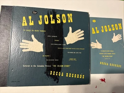 Al Jolson 78rpm Decca Records set If 4 #A-469 Al Jolson In Songs He Made Famous - Image 1 of 4