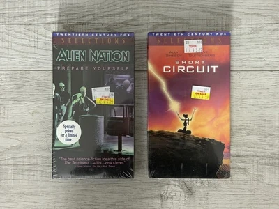 Alien Nation + Short Circuit VHS Lot Twentieth Century Fox Selections New Sealed - Image 1 of 4
