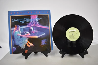 NANCI GRIFFITH Once In A Very Blue Moon PHILO LP NM with lyric sheet insert NM - Image 1 of 2