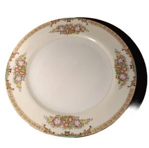 Noritake Old Japan "Diamond" 4 Pc Dinner HTF Floral Celaden Etch Hand Painted - Picture 1 of 8