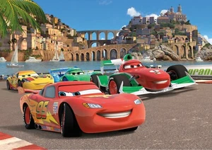 Disney Cars Wallpaper boys bedroom photo wall mural giant size red - Picture 1 of 6