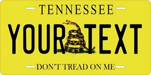 TN REPLICA Don't Tread On  License Plate Personalized Car Bike Motorcycle - Picture 1 of 2
