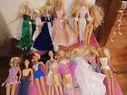 Lot Of 14 Vintage Barbie Dolls with accessories 1990's ~1980s