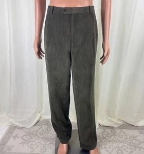 Men's Joseph & Feiss Full Cut Pleated Cuff Corduroy Pants Size 38 - Picture 1 of 10