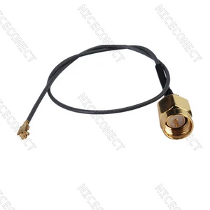 Cable de 5 piezas IPX/u.fl a SMA macho coleta 10 cm 50 ohmios 1,13 mm para inalámbrico - Imagen 1 de 2