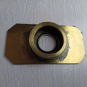 ANTIQUE BRASS COMPRESSORIUM SLIDE STAGE UK MICROSCOPE PART π° #0202 - Picture 1 of 16