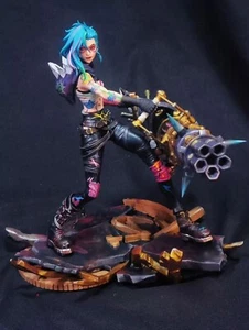 League of Legends LOL Jinx PVC 18CM Statue Handmade Figur Modell Sammlerstücke - Bild 1 von 4