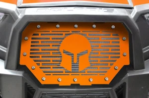 Steel Grille SPARTAN for Polaris RZR 1000 XP 2014-2018 RZR 900 S Spectra Orange - Picture 1 of 3