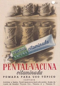 España Antiguo Anuncio Médico Pental Vacuna (69) - Imagen 1 de 2