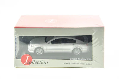 J Collection 1/43 2006 Lexus GS 450h Hybrid Premium Silver Diecast Model Car - Image 1 of 4