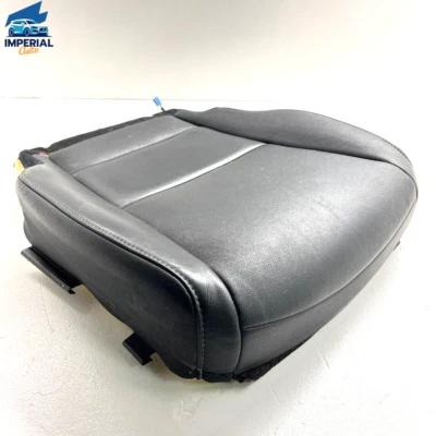 Cojín inferior del asiento del pasajero delantero Honda Pilot 2016-18 OEM cuero negro Foto 1 de 4