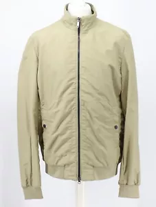 GEOX RESPIRA BOMBER MENS JACKET GB 44 UK XXL BEIGE BROWN HH RRP £155 HH - Picture 1 of 8