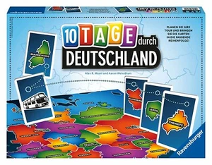Ravensburger 10 Tage durch Deutschland Brett Taktik Lauf Wissens Reise Spiel - Picture 1 of 3