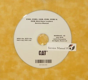 Manual de servicio de reparación de minicargadora RENR6445 CAT 236B 246B 252B 262B HEN SCP - Imagen 1 de 1