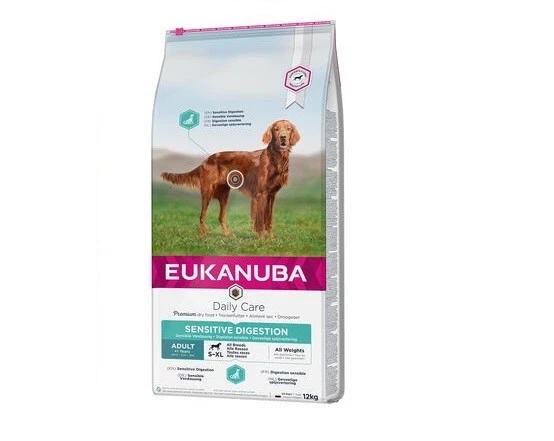 Eukanuba Daily Care Adult Sensitive Digestion Trockenfutter Hund 12 kg - Bild 1 von 1