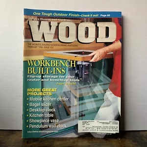 Wood Magazine February 1998 Workbench Built-ins - Flip Top Storage For All Tools - Picture 1 of 4