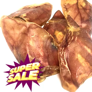 Pig Ears Large Australian 100 Dog Treats Chews Bulk Natural Pet Dental Food - Picture 1 of 13
