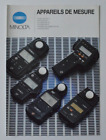 Minolta Appareils De Mesure / Meters 1996 Dealer Brochure - French
