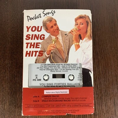 Pocket Songs You Sing the Hits Phantom of the Opera Cassette Vintage Music 1990  - Image 1 of 4