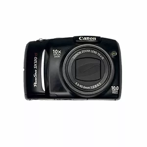 Canon PowerShot SX120 IS 10MP Digital Camera 10x Zoom For Parts Or Repair - Picture 1 of 12