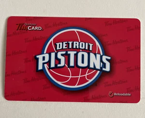 Tim Hortons Gift Card Detroit Pistons Collectable (Unused/No Balance) - Picture 1 of 2