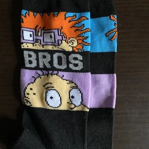 Nickelodeon Rugrats - Bros Crew Socks - 1 Pair - New Without Tags - Free S/H - Picture 1 of 2