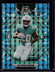 2023 Panini Mosaic #312 De'Von Achane Reactive Blue Mosaic - Picture 1 of 2