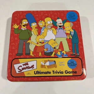 Los Simpson Ultimate Trivia Juego De Colección 2002 Completo con Manual y Póster - Imagen 1 de 4