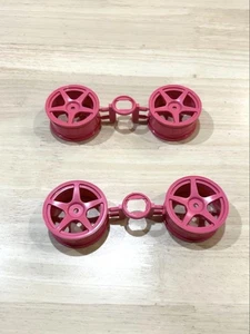 Pink 24mm 5-Spoke RC Car Wheel Offsets Unused - Picture 1 of 3