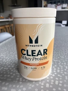 MyProtein Clear Whey Protein Powder Orange, 500g Sealed Tub - Picture 1 of 3
