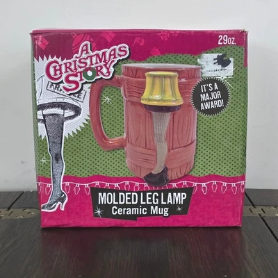 A Christmas Story Lámpara de Pierna Cerámica Moldeada Taza 29oz Novedad Coleccionable Foto 1 de 4