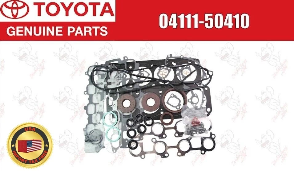 Toyota OEM Engine Head Gasket Kit 04111-50410 for Land Cruiser 2UZFE 4.7L — 第 1/4 张图片