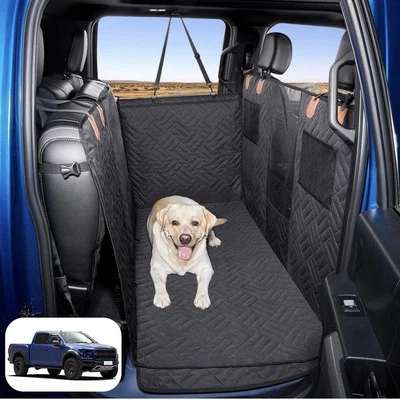 ABE Dog Car Seat Cover for Back Seat,Seat Covers for Truck F150 & F-Series(Black )
