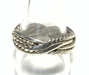 Silpada Sterling Silver 925 Braided Band Ring Size 11 LC35 - Picture 1 of 9