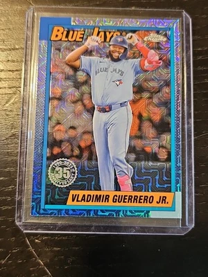 2025 Topps Series 1 - 1990 Topps Chrome Silver Pack Vladimir Guerrero Jr.... - Image 1 of 2