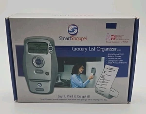SmartShopper Grocery List Organizer w/ Voice Recognition Smart Printer & Paper - Picture 1 of 6