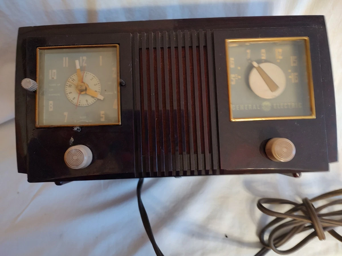 GENERAL ELECTRIC ラジオ時計 1950製MADE IN USA Ge Radio In
