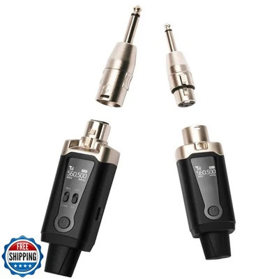 STRICH M2 UHF Sistema Microfonico Wireless XLR Adattatore Microfono 16 Canali, Transmi - Immagine 1 di 4