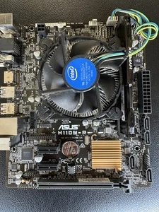 Asus H110M-R Socket 1151 Motherboard With Intel i5-6500 Cpu and 8g(NO FACE PLATE - Afbeelding 1 van 2