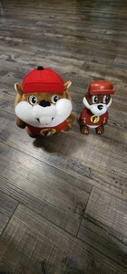 Buccees Round Fat Face Plush And Buccees Beaver Shaped Cup With No Straw Bx37 - Picture 1 of 19