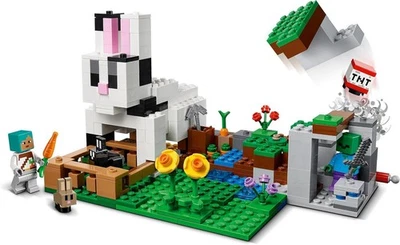 LEGO Minecraft Rabbit Farm 21181 Toy Block Gift TV Game Animal Boys Girls 8+ - Image 1 of 4