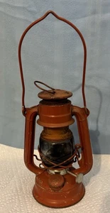 Winged Wheel Kerosene Red Lantern #350 Railroad 7.5” Farmhouse Decor Vintage - Picture 1 of 9